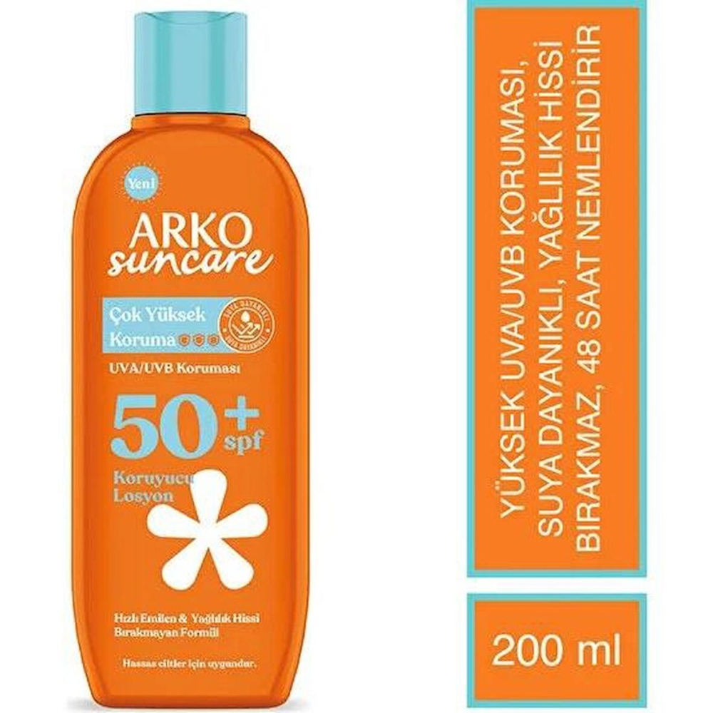 Arko Suncare Çok Yüksek Koruma SPF50+ Koruyucu Losyon 200 ml - 1