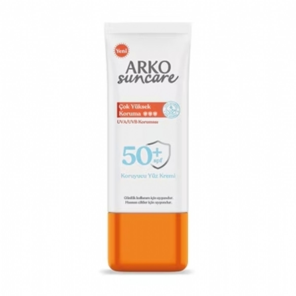 Arko Suncare Çok Yüksek Koruma SPF50+ Kouyucu Yüz Kremi 50 ml - 1