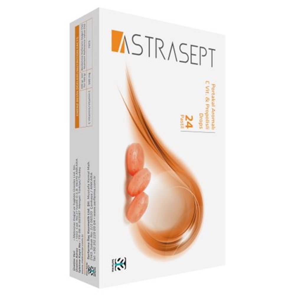 Astrasept Portakal C Vitamini Propolisli 24 Pastil - 1