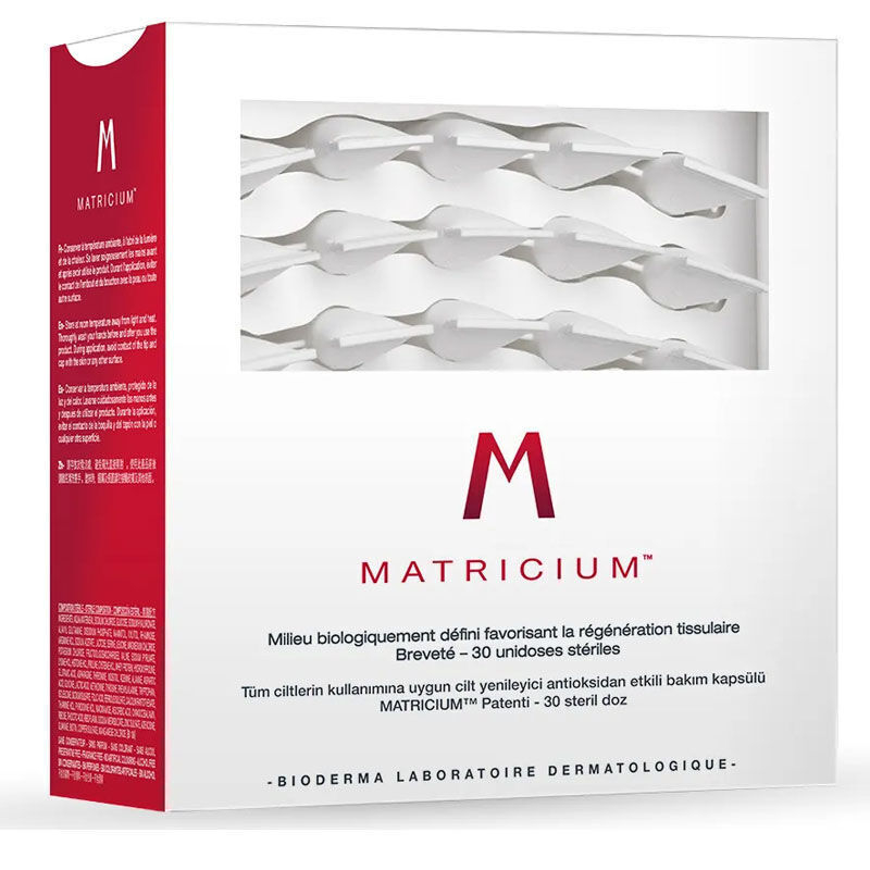 Bioderma Matricium Cilt Yenileyici Bakım Kapsülü 30 x 1 ml - 1