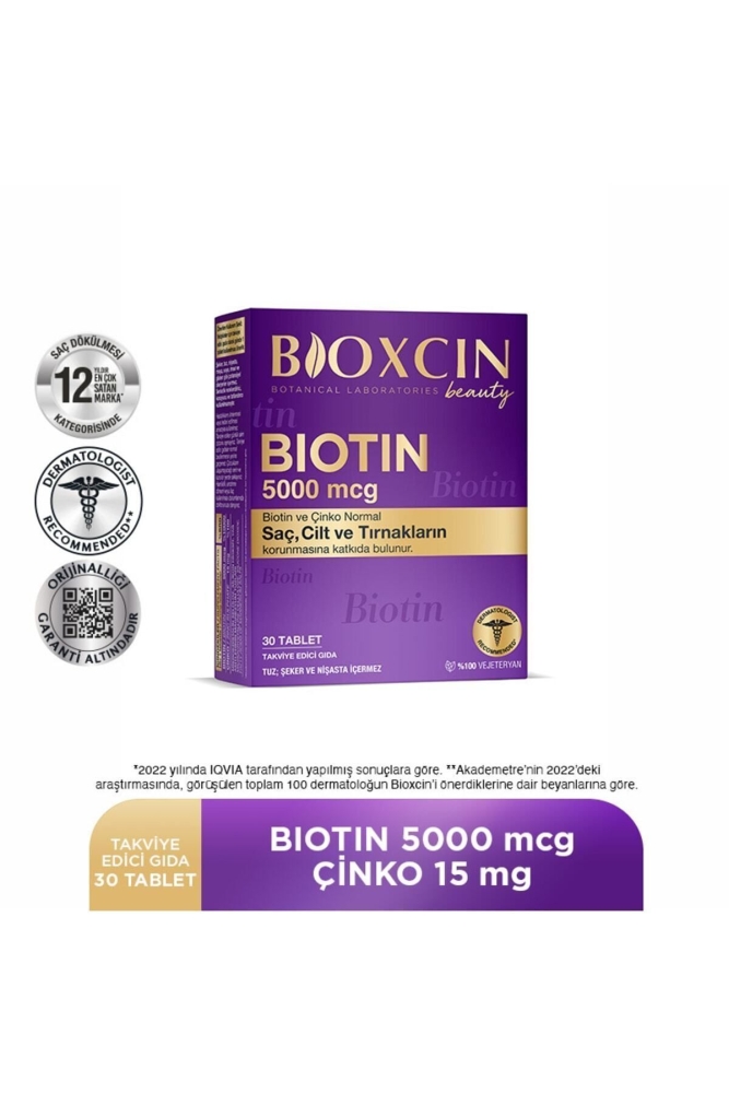 Bioxcin Biotin 5000 mcg 30 Tablet - 1