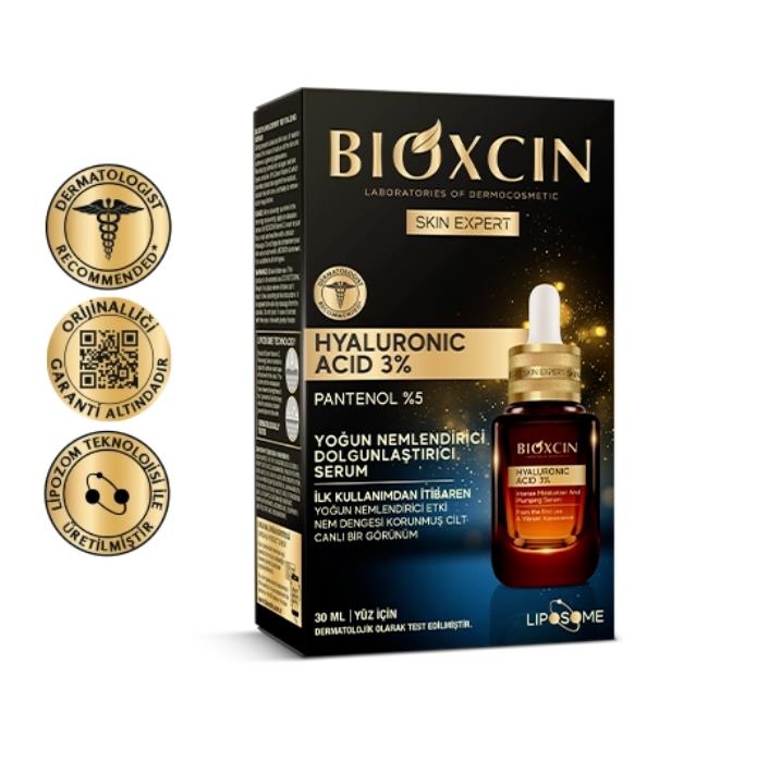 Bioxcin Hyaluronic Acid %3 Yoğun Nemlendirici Dolgunlaştırıcı Serum 30 ml - 1