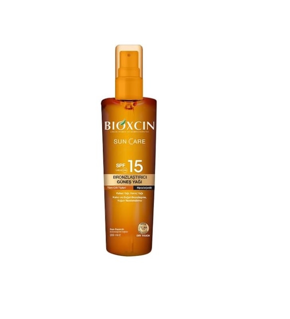 Bioxcin Sun Care Bronzlaştırıcı Güneş Yağı SPF15 200 ml - 1