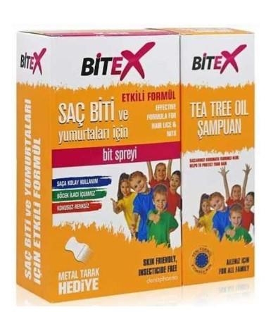 Bitex Bit Spreyi 100 ml + Şampuan 150 ml - Çelik Tarak Hediyeli - 1