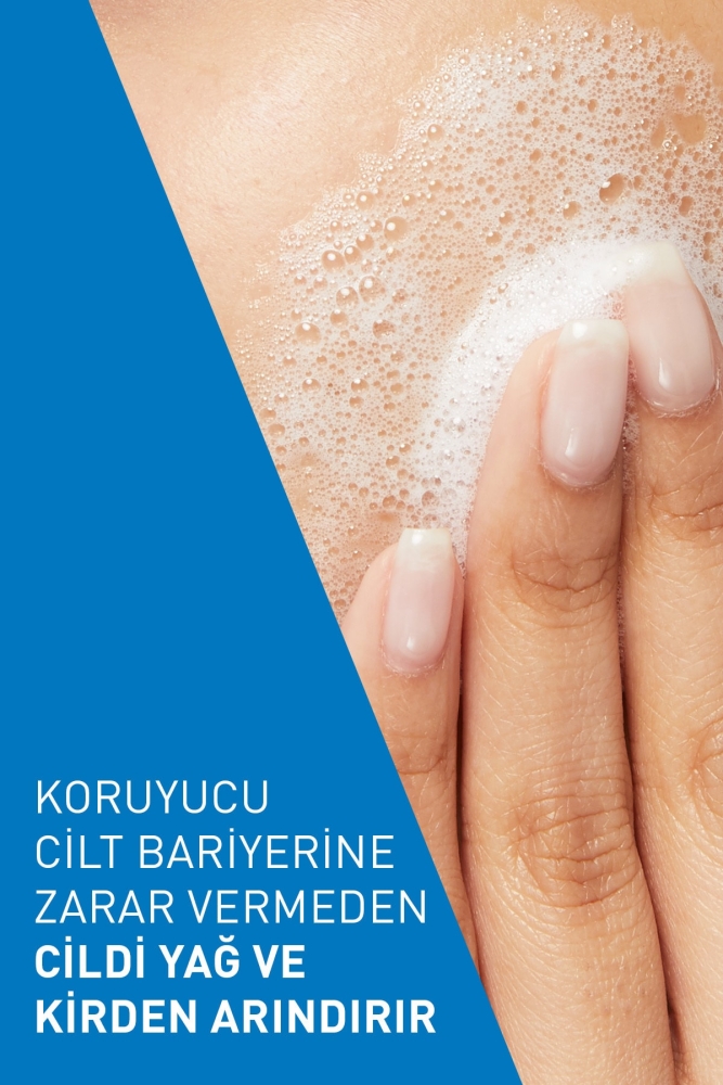 Cerave Foaming Cleanser Normal & Yağlıya Dönük Ciltler İçin 473 ml - 4