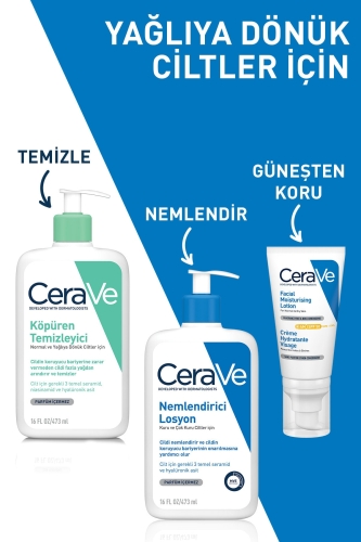 Cerave Foaming Cleanser Normal & Yağlıya Dönük Ciltler İçin 473 ml - 6