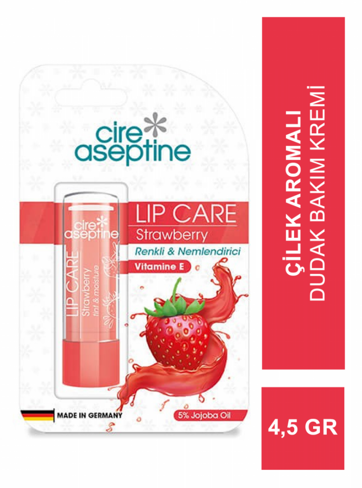 Cire Aseptine Çilek Dudak Bakım Kremi 4,5 gr - 1