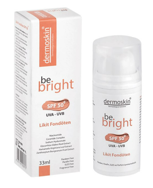 Dermoskin Be Bright Likit Fondöten Light SPF50 33 ml - 1