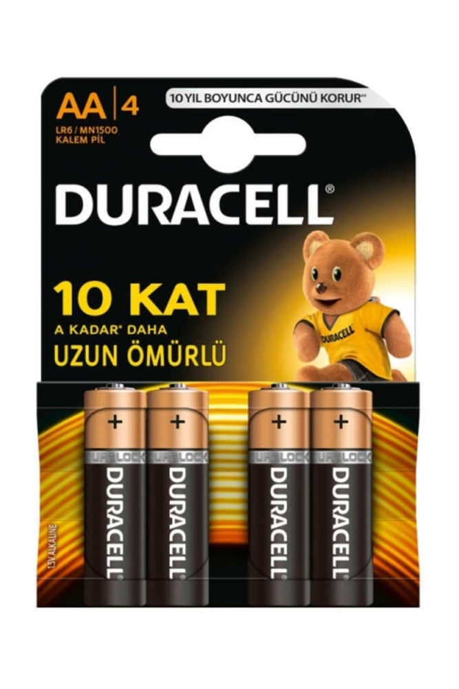 Duracell AA 4'lü Kalem Pil - 1