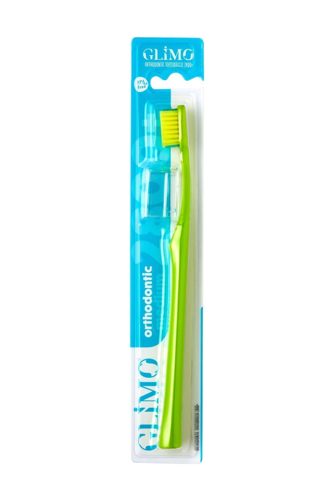 Glimo Ortodontik Toothburush 2800 Diş Fırçası - Medium - 1