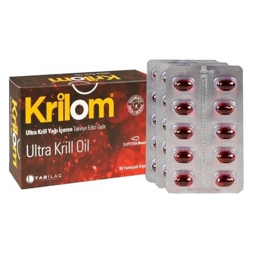 Krilom Ultra Krill Oil 30 Yumuşak Kapsül - 1