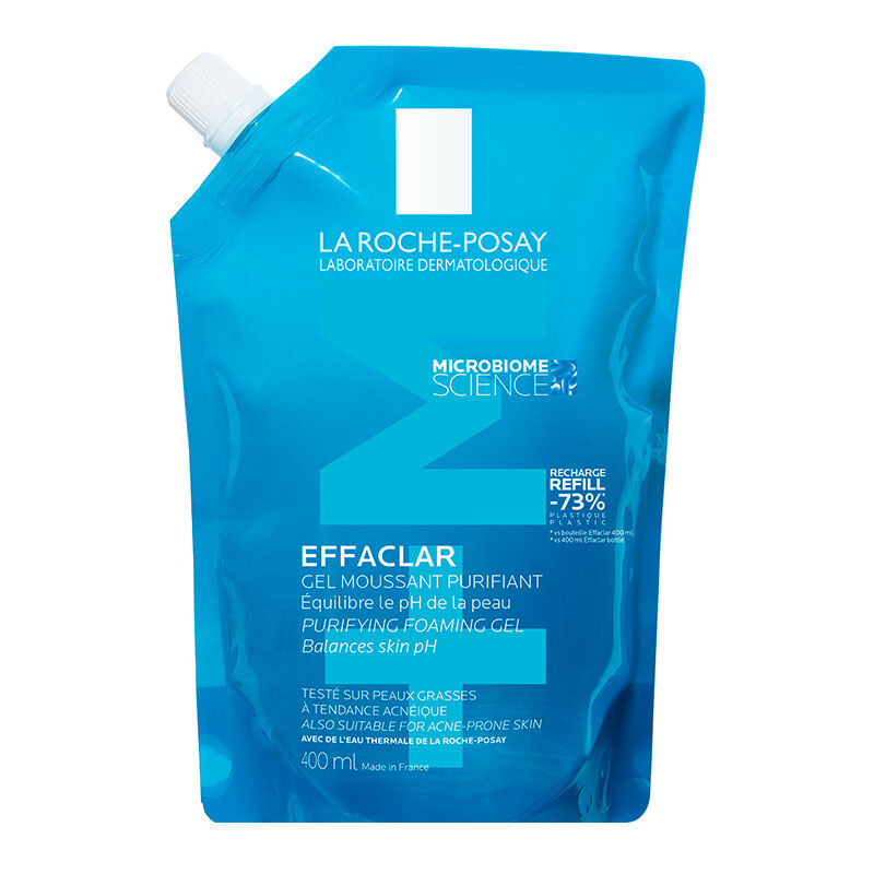 La Roche Posay Effaclar Yağlı Ciltler İçin Temizleme Jeli 400 ml - Refill - 1