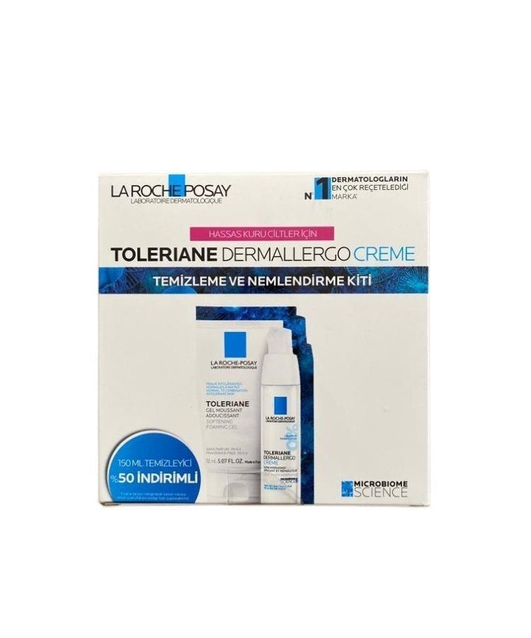 La Roche Posay Toleriane Gel Moussant Adoucissant 150 ml + Toleriane Dermallergo Creme 40 ml - 1