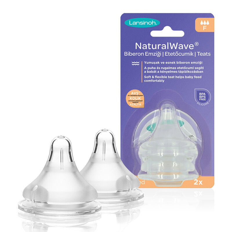 Lansinoh Natural Wave Biberon Emziği Hızlı Akışlı - 1