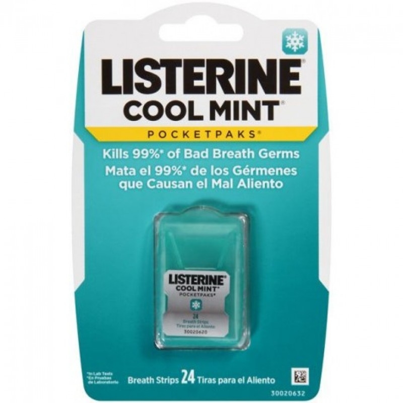 Listerine Cool Mint Pocketpaks 24'lü - 1