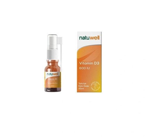 Natuwell Vitamin D3 600IU Sprey 20 ml - 2