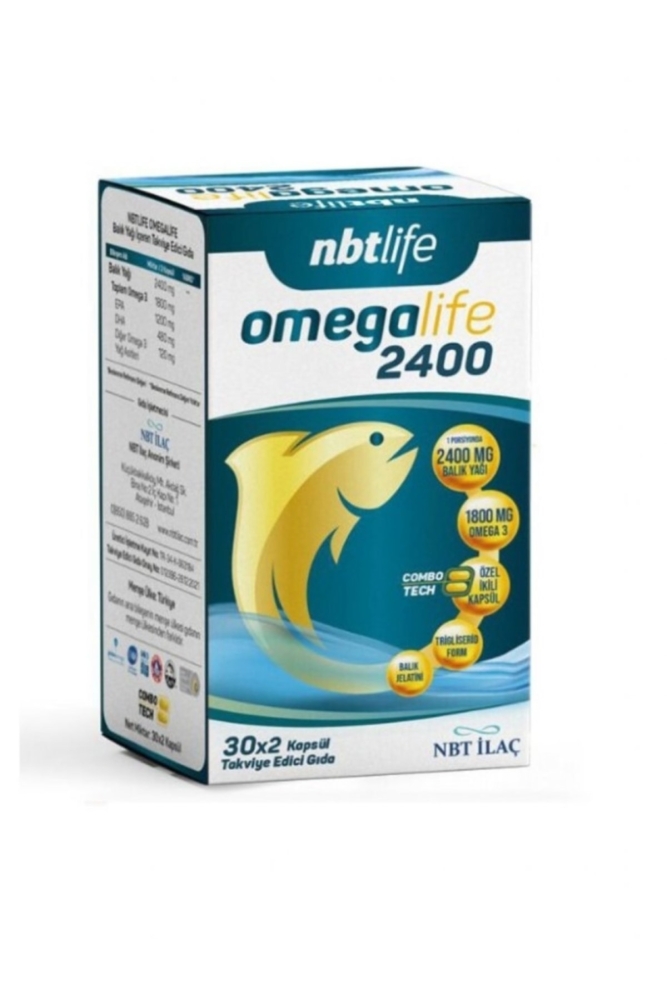 NBT Life Omegalife 2400 60 Kapsül - 1