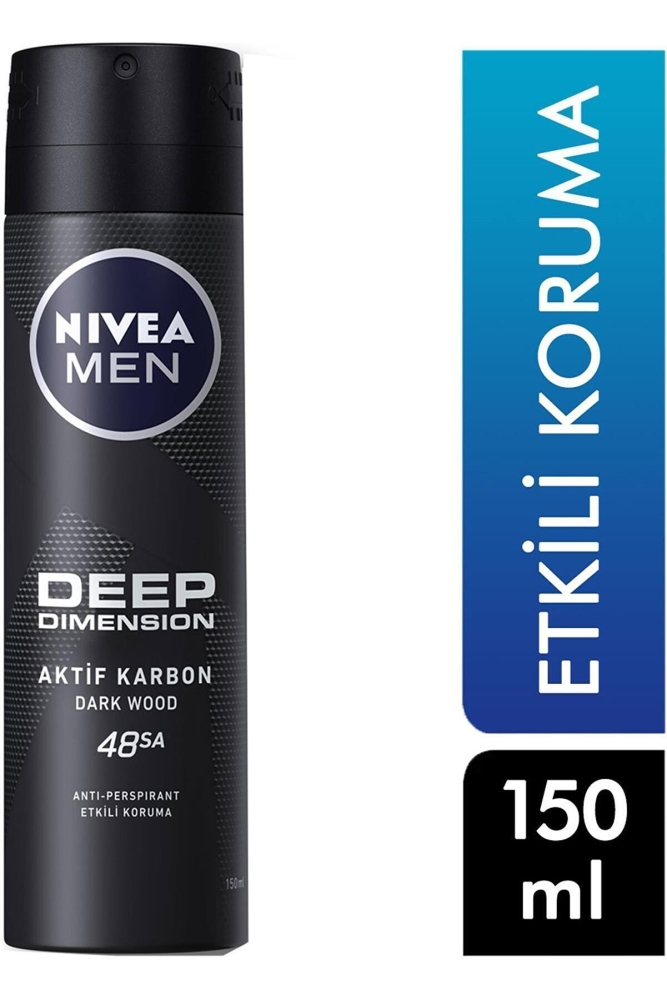 Nivea Deodorant Deep Dimension Erkek 150 ml - 1