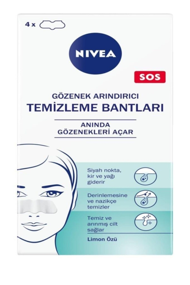 Nivea Gözenek Arındırıcı Temizleme Bantları 4'lü - 1