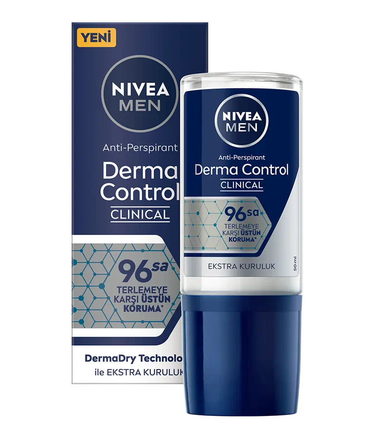 Nivea Men Derma Control Clinical Erkek Roll-On Deodorant 50 ml - 1