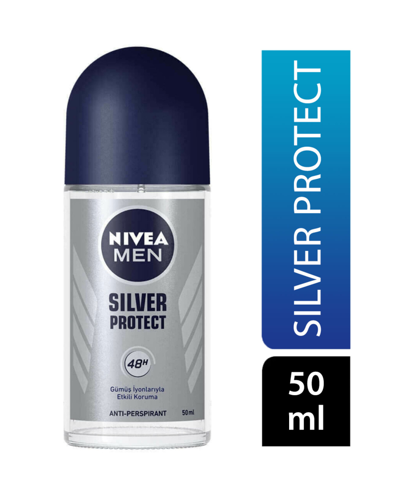 Nivea Silver Protect Roll-On Deodorant Erkek 50 ml - 1