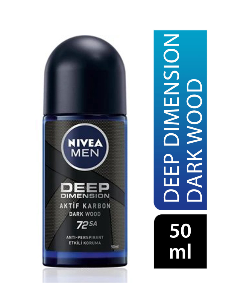 Nivea Roll-On Deodorant Deep Dimension For Men 50 ml - 1