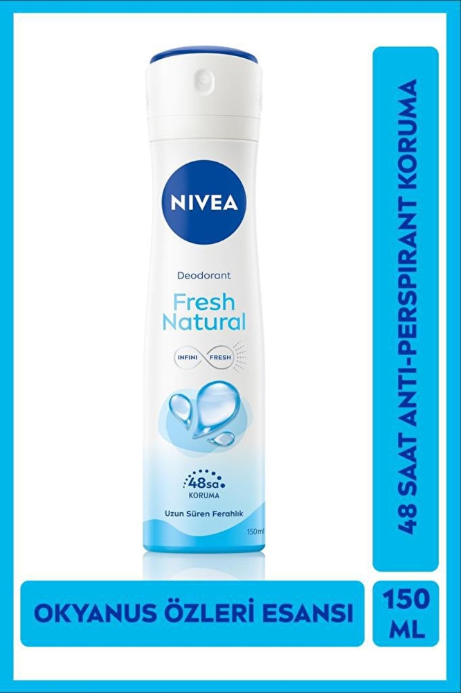 Nivea Sprey Deodorant Fresh Natural Women 150 ml - 1