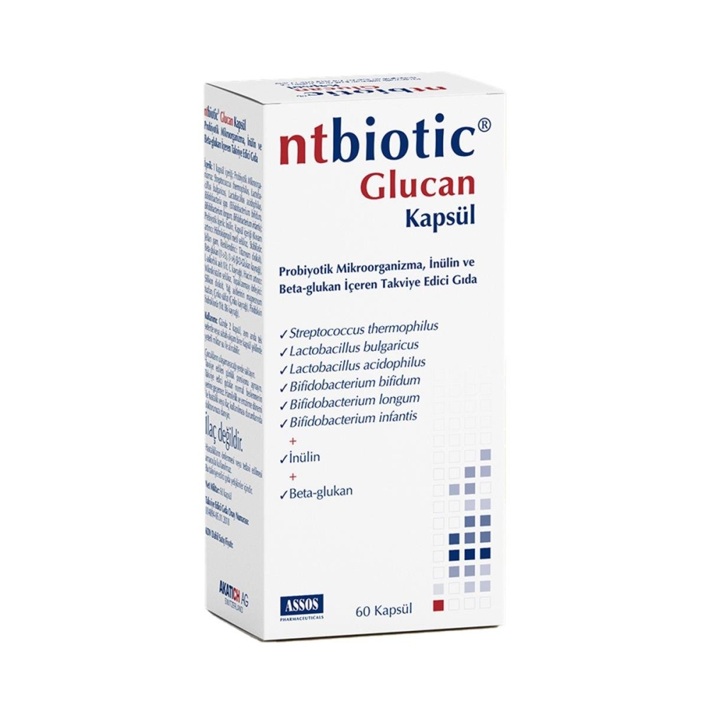 NT Biotic Glucan 60 Kapsül - 1