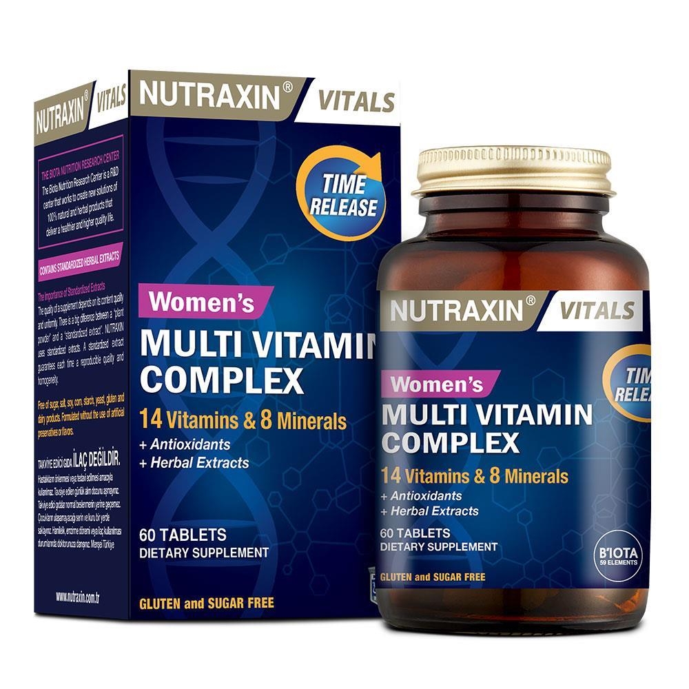 Nutraxin Women's Multi Vitamin Complex 60 Tablet - 1