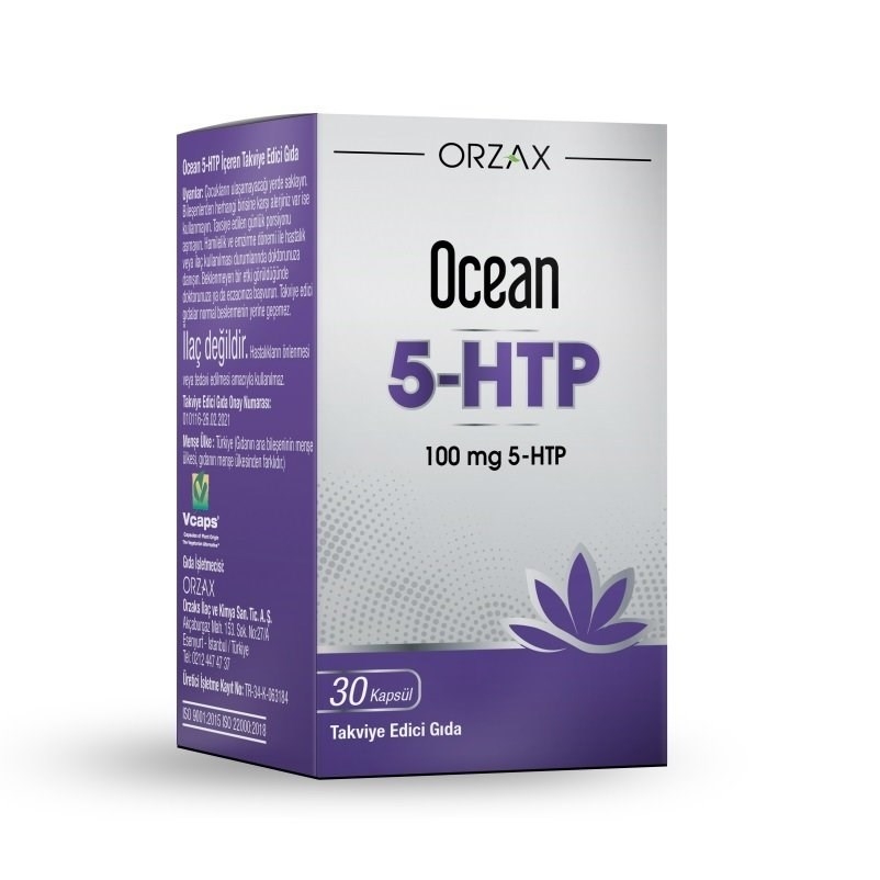 Ocean 5-HTP 100 mg 30 Kapsül - 1