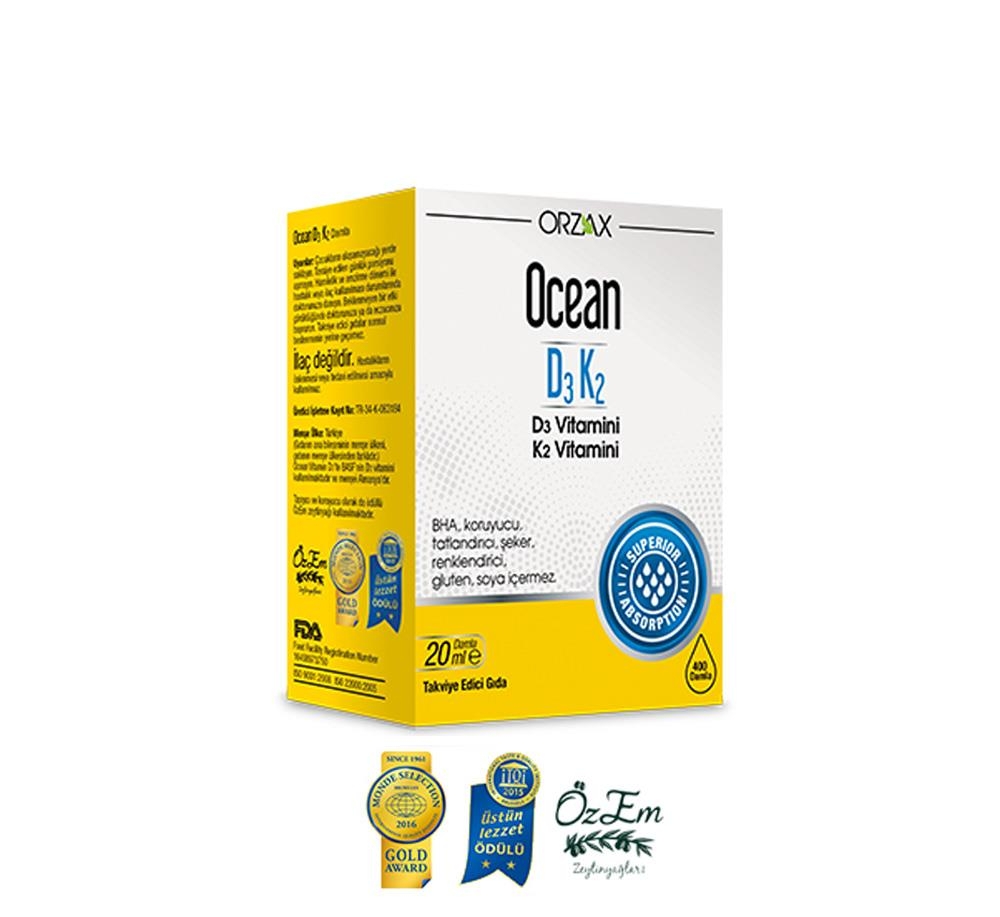 Ocean D3K2 Damla 20 ml - 1