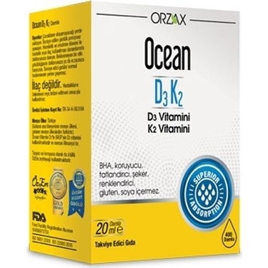 Ocean D3K2 Damla 20 ml - 2