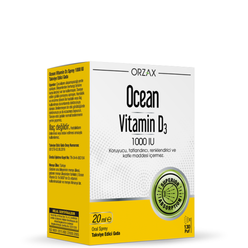 Ocean Vitamin D3 1000 IU Oral Sprey 20 ml - 2