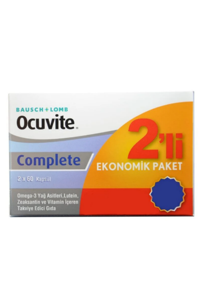 Ocuvite Complete 60 Kapsül 2'li Fırsat Paketi - 1