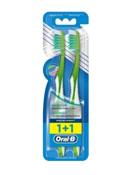 Oral-B Diş Fırçası Expert Antibakteriyel 40 Medium 1+1 - 1