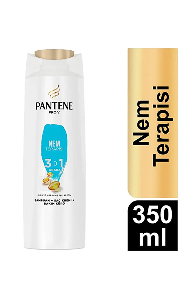 Pantene Pro-V 3'ü 1 Arada Şampuan Nem Terapisi 350 ml - 1