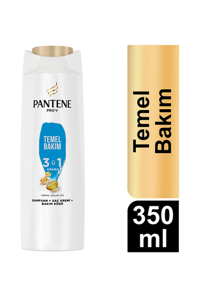 Pantene Pro-V 3'ü 1 Arada Şampuan Temel Bakım 350 ml - 1