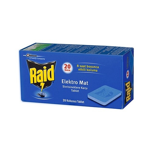 Raid Elektro Mat 20'li Tablet - 1