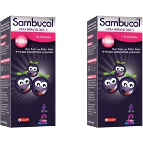 Sambucol Kids +C Vitamini 120 ml 2 Adet - 1