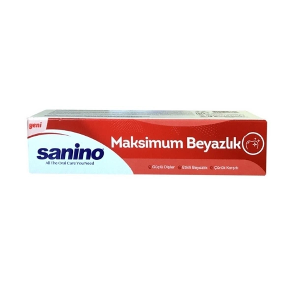 Sanino Diş Macunu Maksimum Beyazlık 75 ml - 1