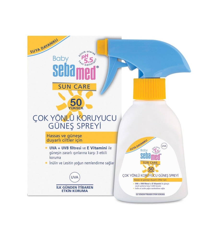 Sebamed Baby Çok Yönlü Koruyucu Güneş Spreyi SPF50 200 ml - 1