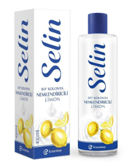 Selin Nemlendiricili PVC Limon Kolonya 400 ml - 1