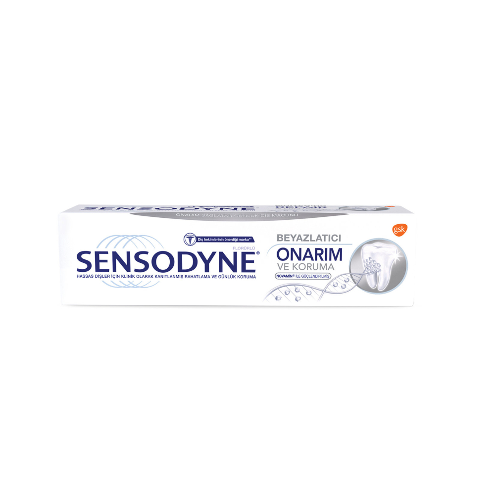 Sensodyne Beyazlatıcı Diş Macunu Onarım ve Koruma 75 ml - 1