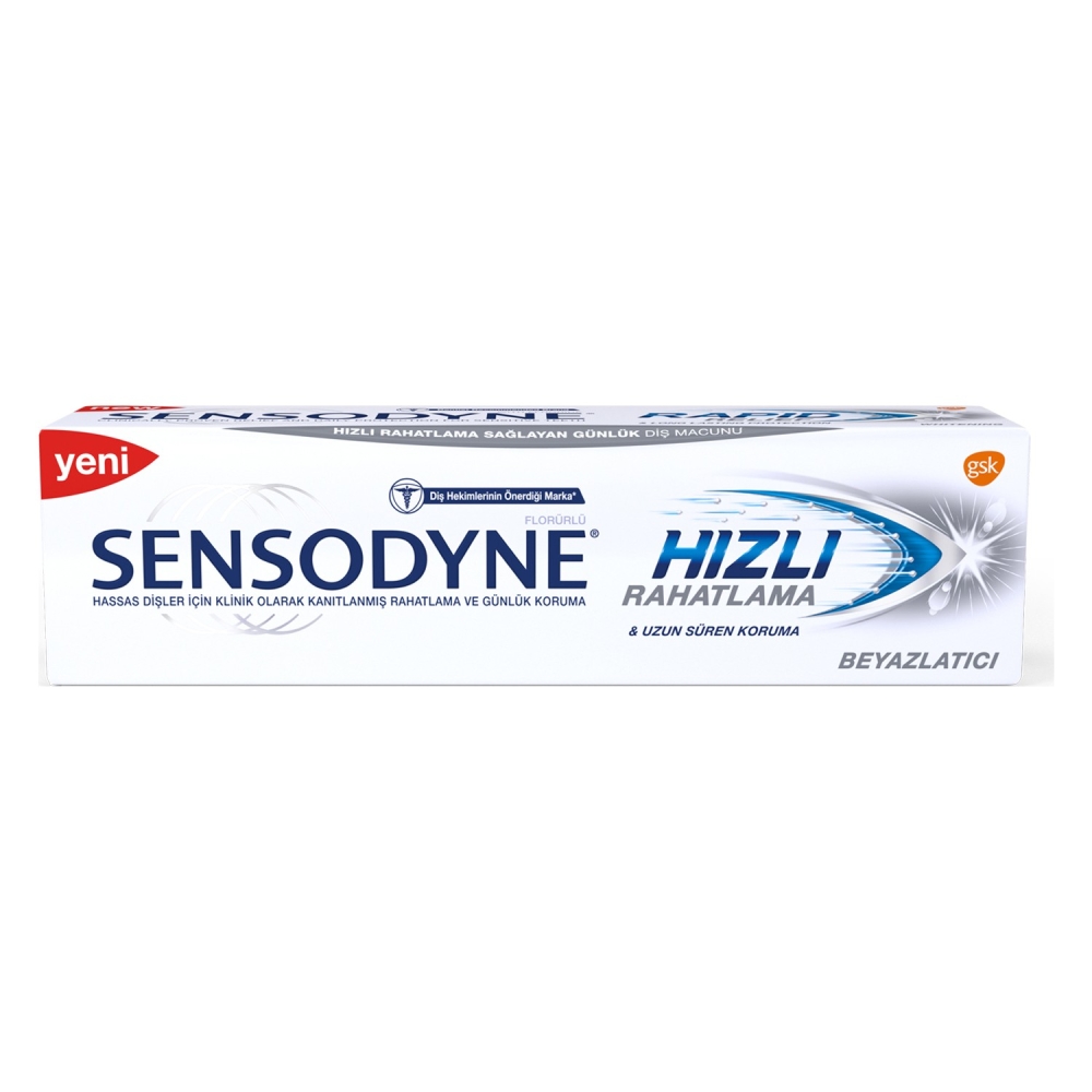 Sensodyne Hızlı Rahatlama Beyazlatıcı Diş Macunu 75 ml - 1