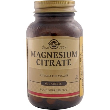 Solgar Magnesium Citrate 200 mg 60 Tablet - 1