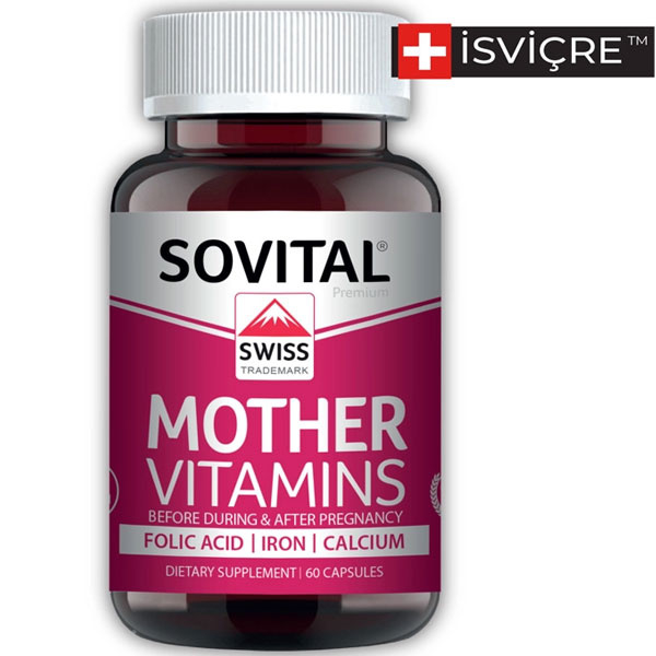 Sovital Swiss Trademark Mother Vitamins 60 Kapsül - 1