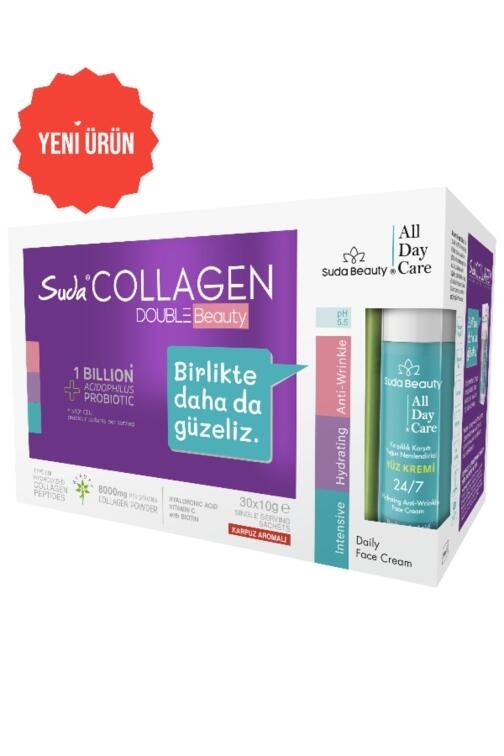 Suda Collagen Double Beauty Watermelon 10 gr 30 Saşe - 1