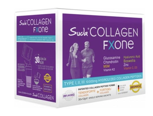 Suda Collagen Fxone Aromasız 12 gr x 30 Saşe - 1