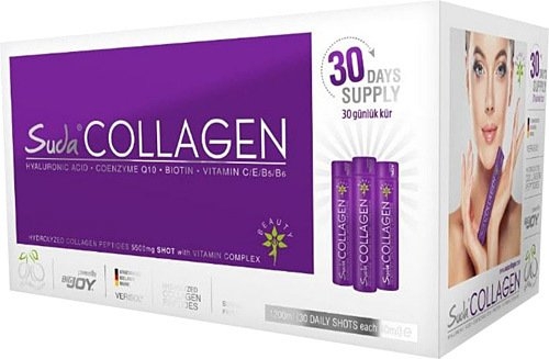 Suda Collagen Peach Flavor 30 Shots x 40 ml - 2