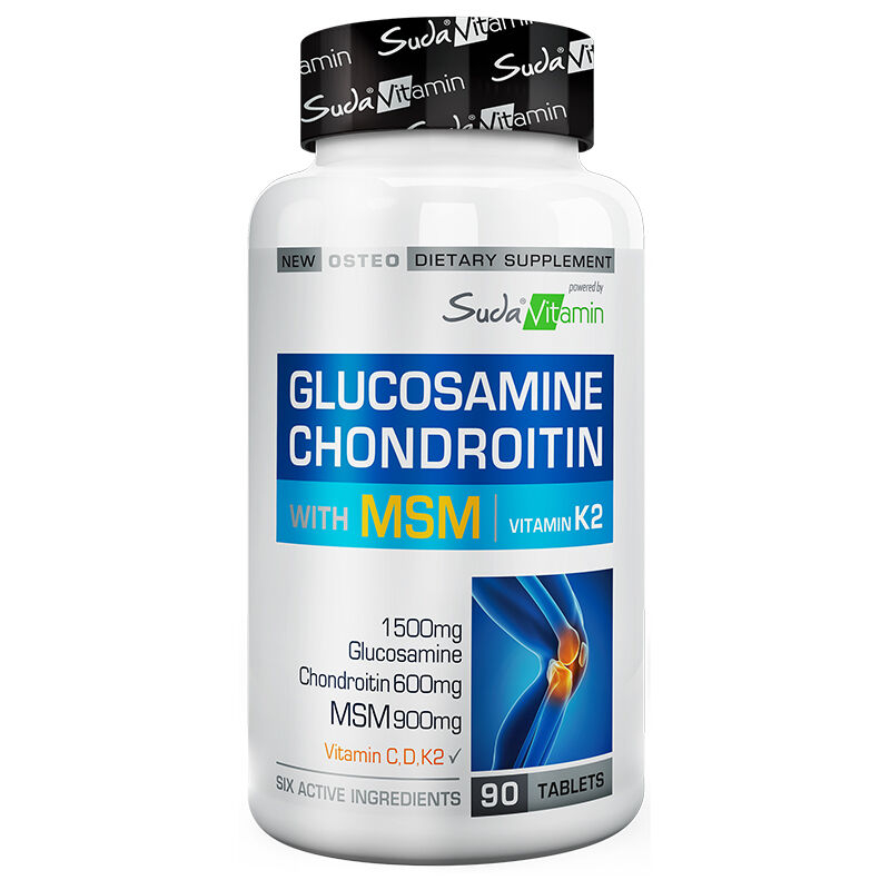 Suda Vitamin Glucosamine Chondroitin with MSM Vitamin K2 90 Tablet - 1